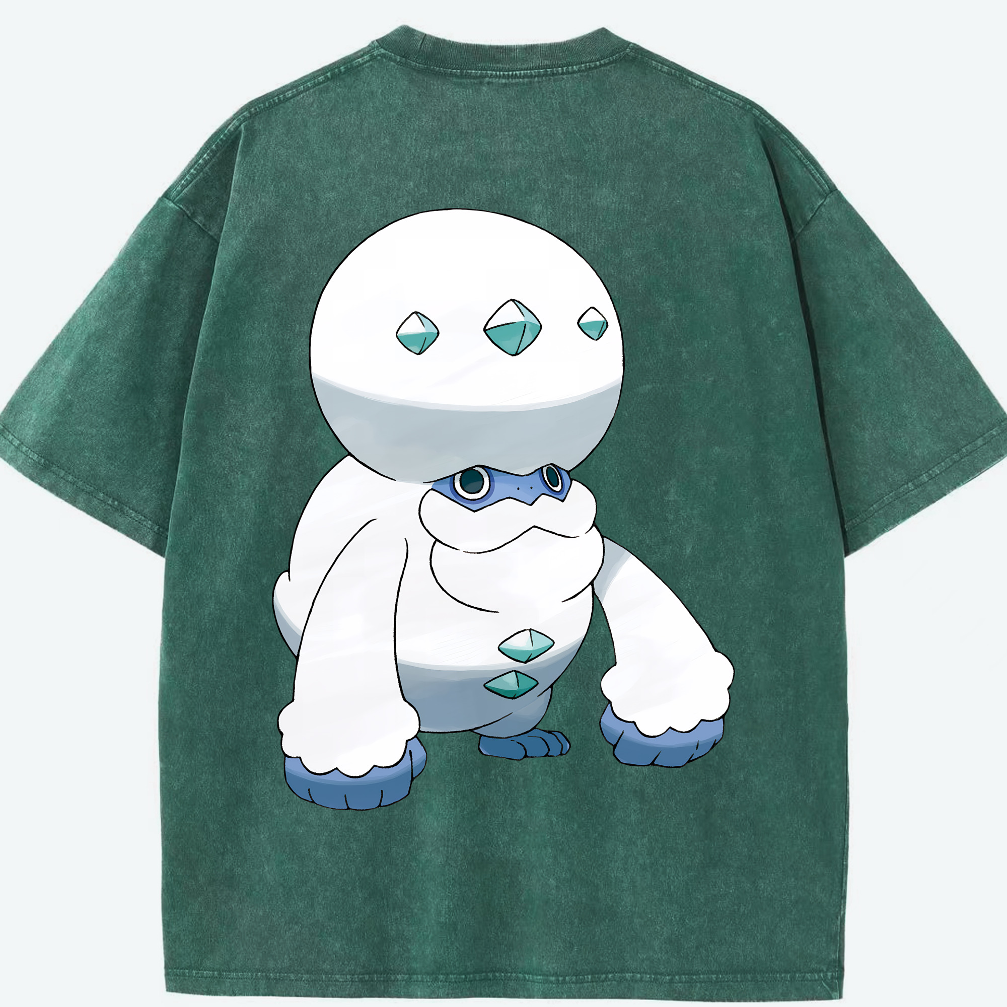 （画像用） ポケットモンスター Pokémon 綿100% ヴィンテージ風 半袖Tシャツ（背面プリント）